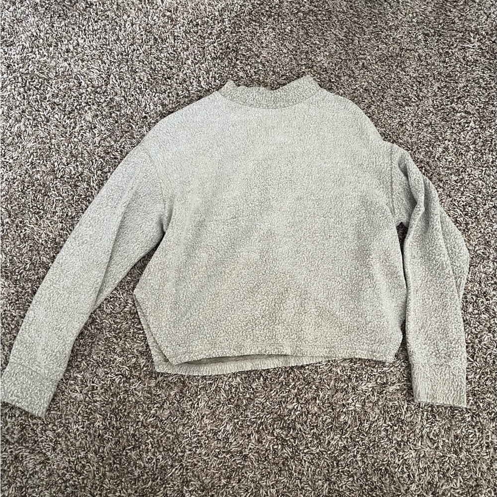 Abound mock neck fleece top